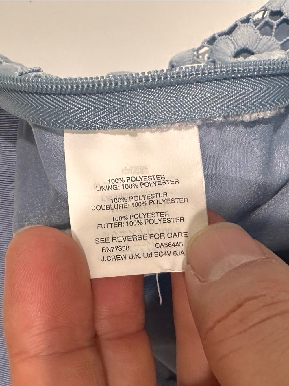 J. CREW Daisylace Pants in Faded Peri Size  8 - Picture 7 of 15